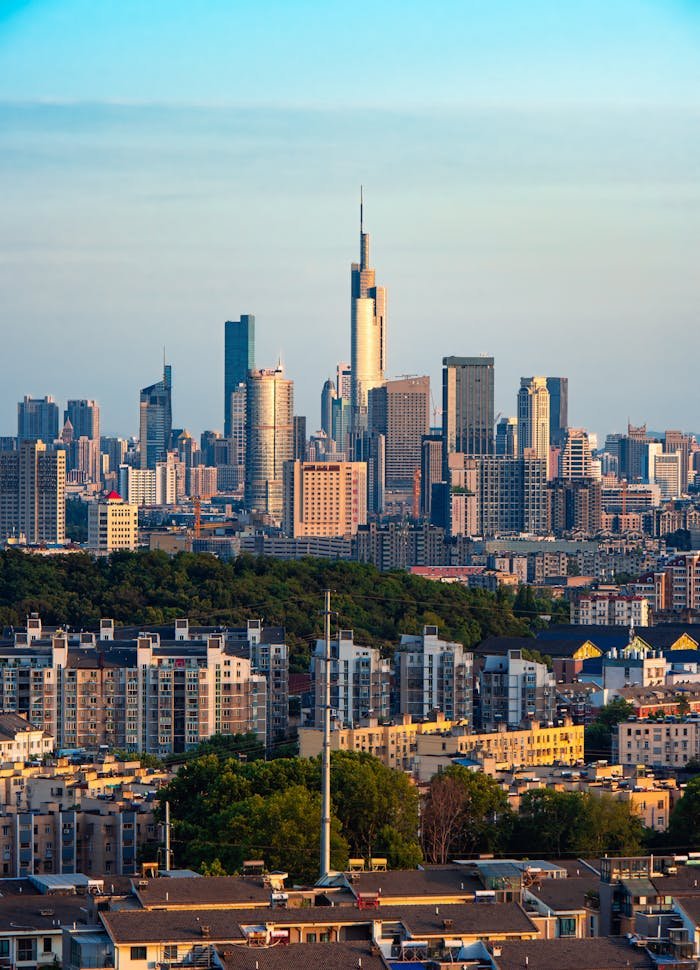 View of the Downtown of Frankfurt